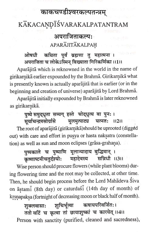 Kakachandishvarkalpatantram ( CSSt 121)